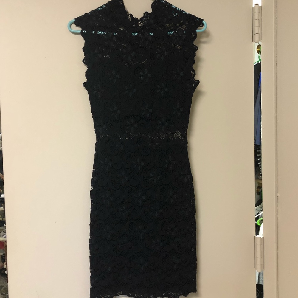 Black lace nightcap dress!
